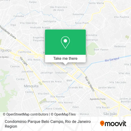 Condomínio Parque Belo Campo map