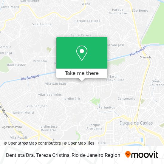 Mapa Dentista Dra. Tereza Cristina