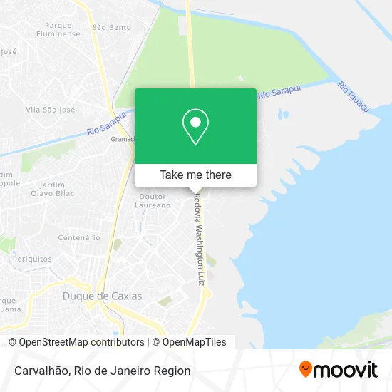 Carvalhão map