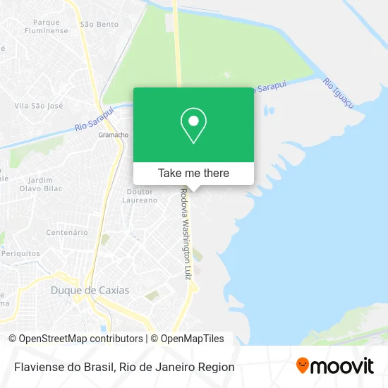 Flaviense do Brasil map