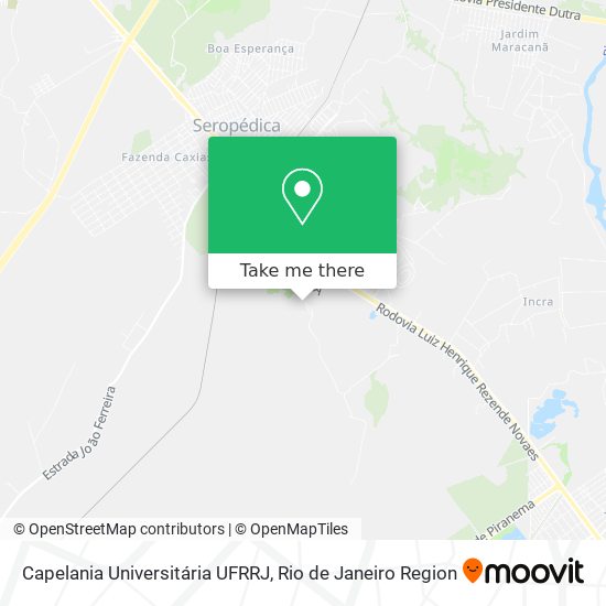 Mapa Capelania Universitária UFRRJ