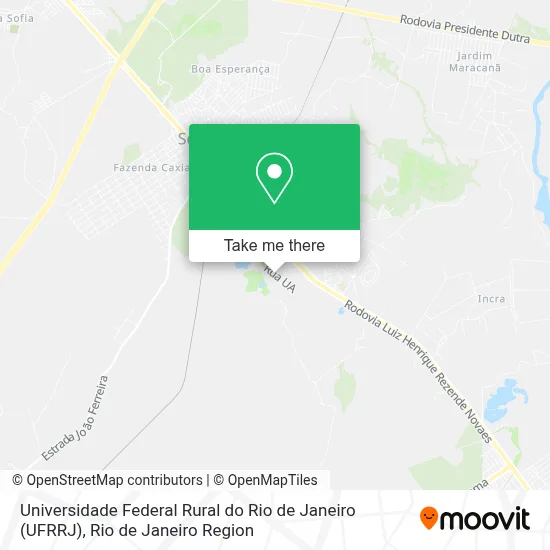 Universidade Federal Rural do Rio de Janeiro (UFRRJ) map