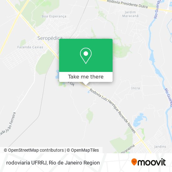 rodoviaria UFRRJ map