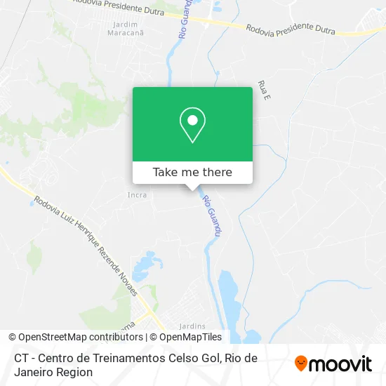 CT - Centro de Treinamentos Celso Gol map