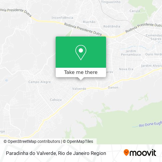 Paradinha do Valverde map