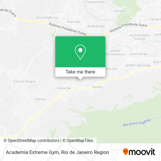 Academia Extreme Gym map