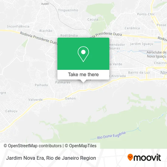 Jardim Nova Era map