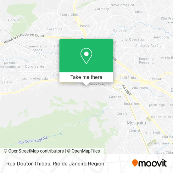 Rua Doutor Thibau map