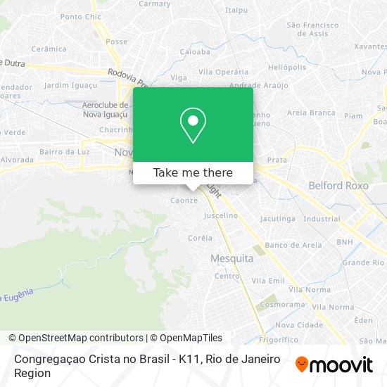 Congregaçao Crista no Brasil - K11 map
