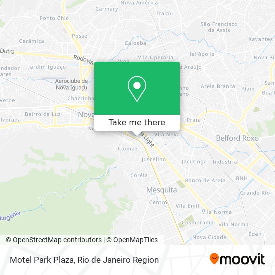 Motel Park Plaza map