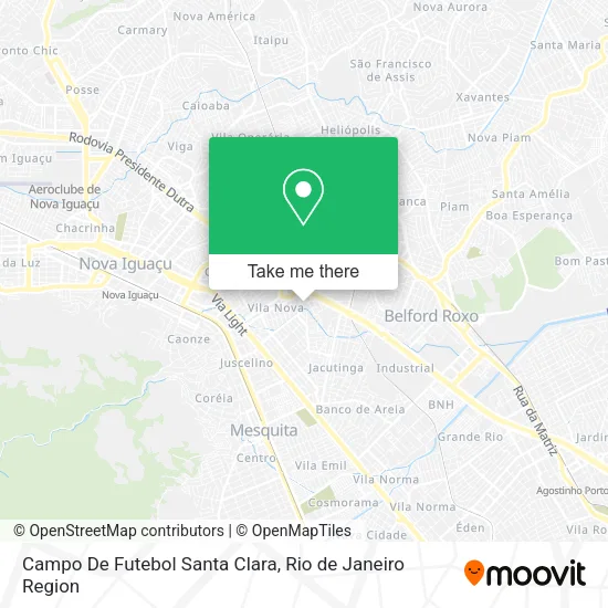 Campo De Futebol Santa Clara map