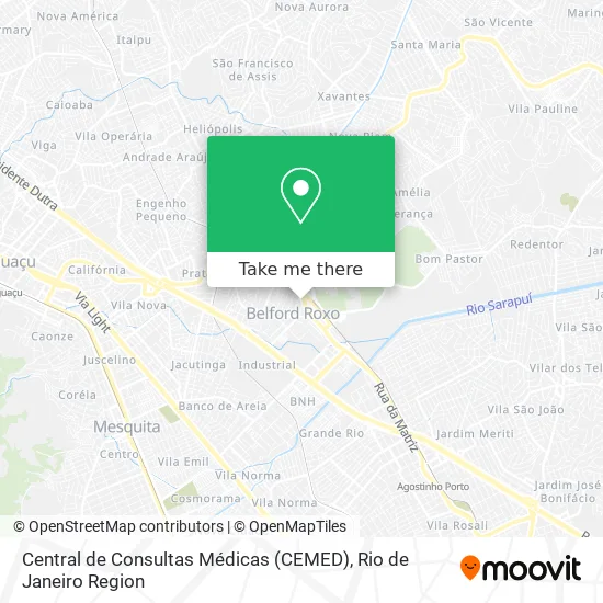 Central de Consultas Médicas (CEMED) map