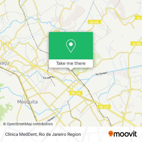 Clínica MedDent map