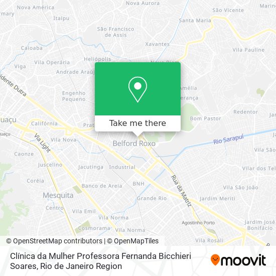 Clínica da Mulher Professora Fernanda Bicchieri Soares map