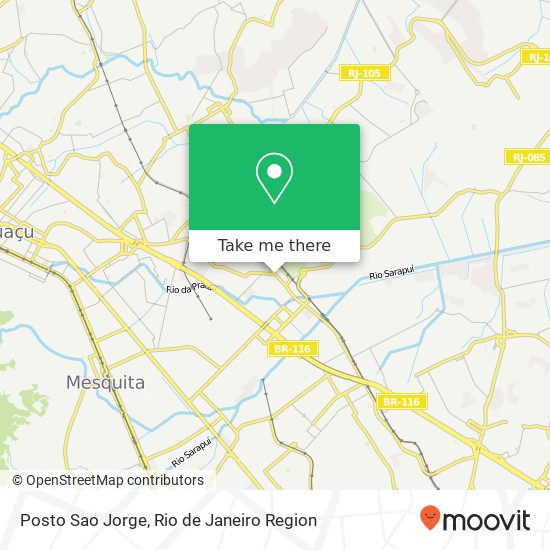 Posto Sao Jorge map