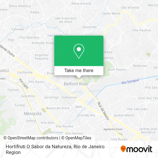 Hortifruti O Sabor da Natureza map