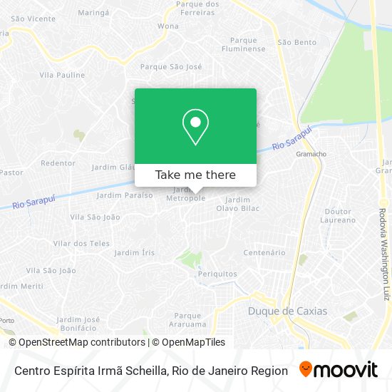 Centro Espírita Irmã Scheilla map