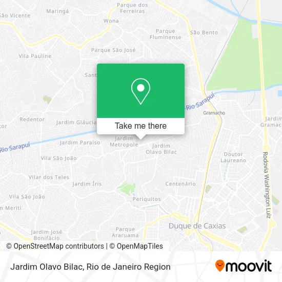 Jardim Olavo Bilac map