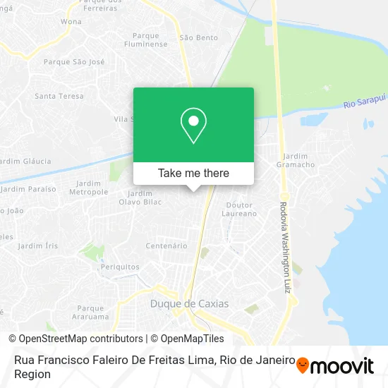 Rua Francisco Faleiro De Freitas Lima map
