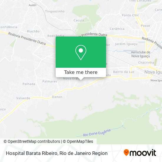 Hospital Barata Ribeiro map