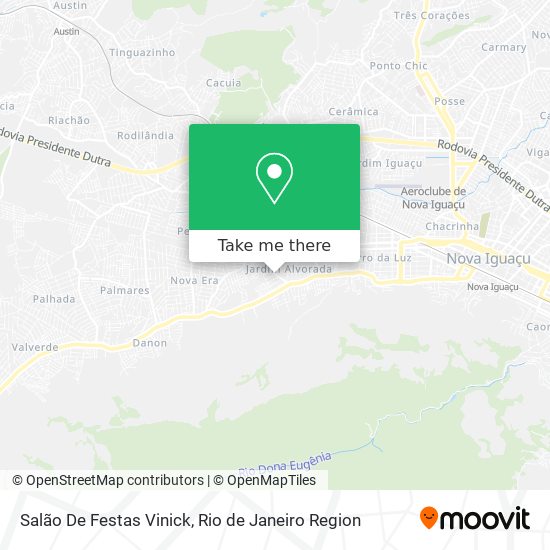 Salão De Festas Vinick map
