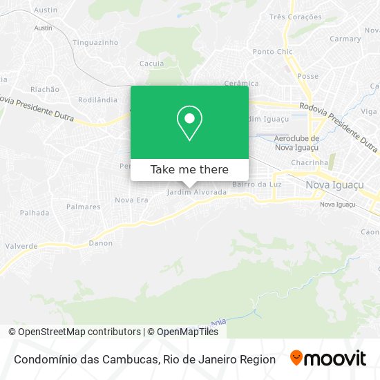 Condomínio das Cambucas map