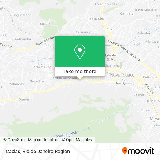 Caxias map