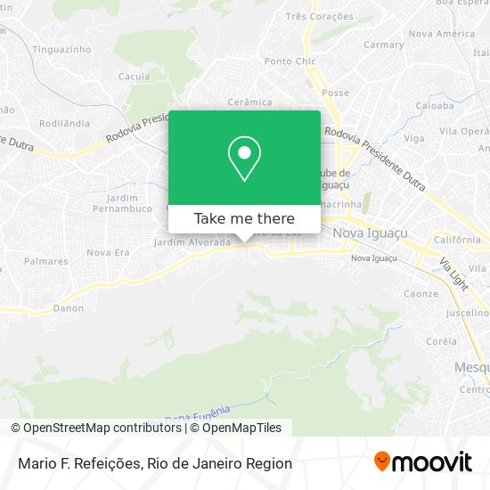 Mario F. Refeições map