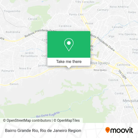 Bairro Grande Rio map