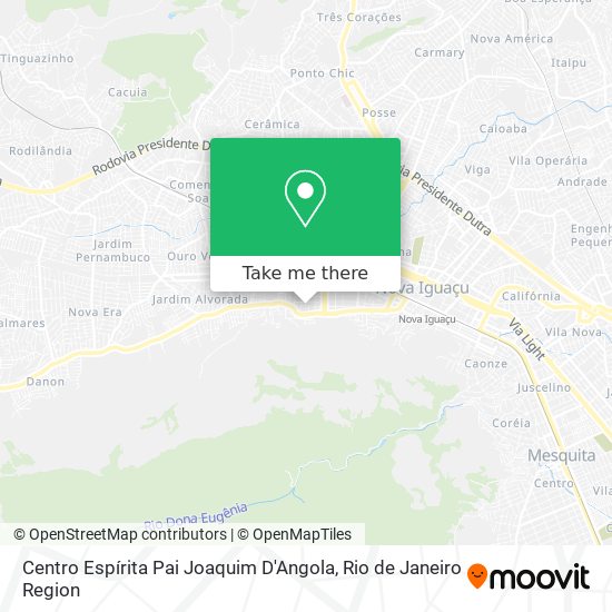 Centro Espírita Pai Joaquim D'Angola map