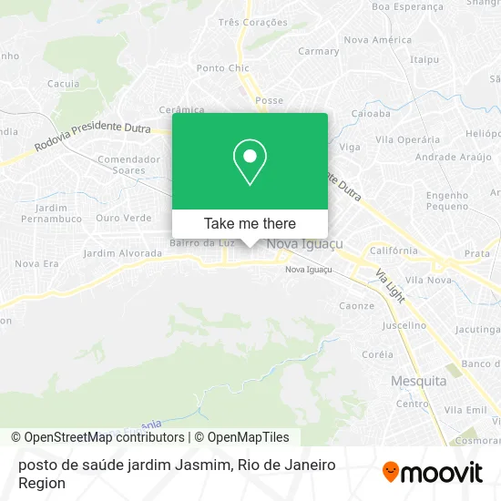 posto de saúde jardim Jasmim map