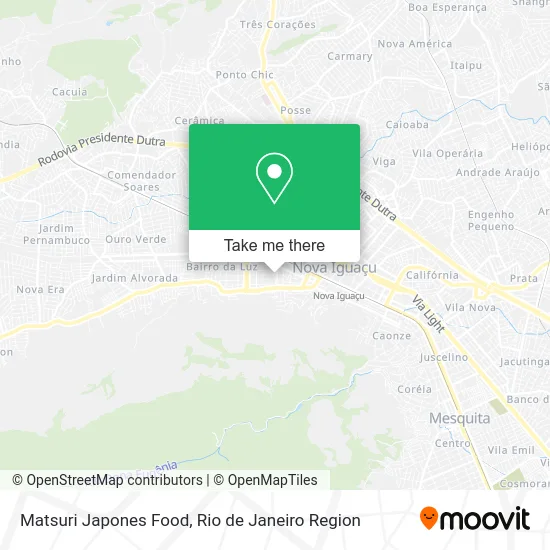 Matsuri Japones Food map