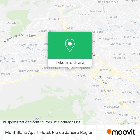 Mont Blanc Apart Hotel map