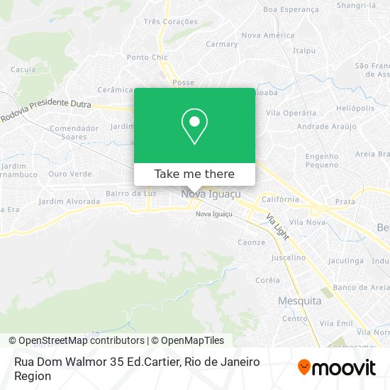 Rua Dom Walmor 35 Ed.Cartier map