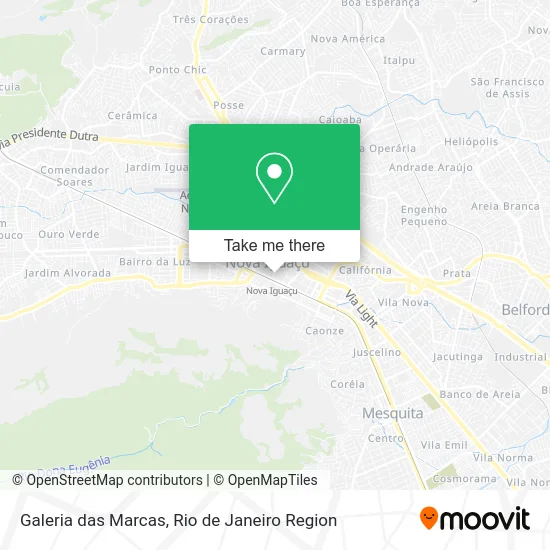 Galeria das Marcas map
