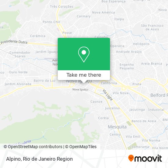 Alpino map