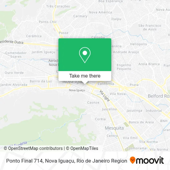 Ponto Final 714, Nova Iguaçu map