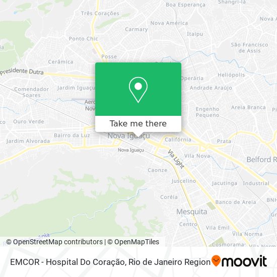 EMCOR - Hospital Do Coração map