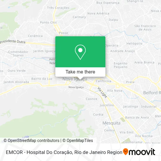 EMCOR - Hospital Do Coração map
