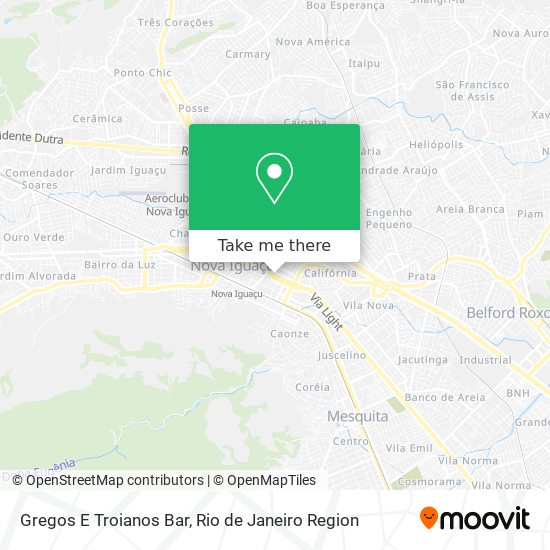 Gregos E Troianos Bar map