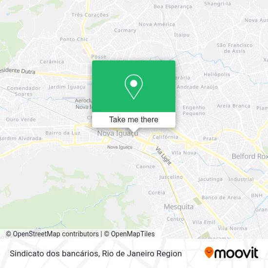 Sindicato dos bancários map