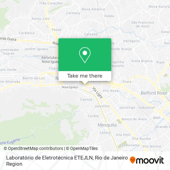Laboratório de Eletrotécnica ETEJLN map