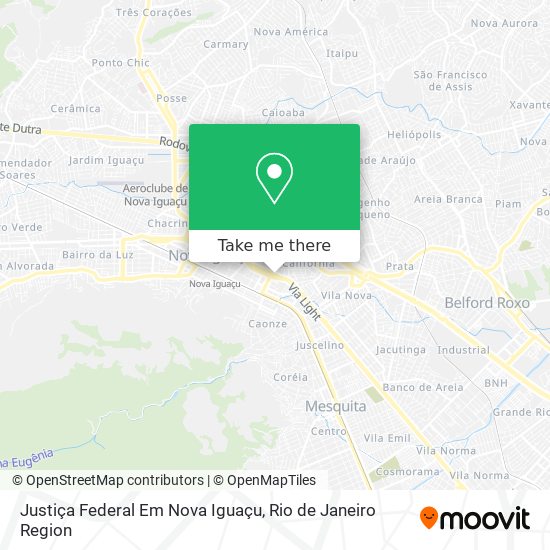 Justiça Federal Em Nova Iguaçu map