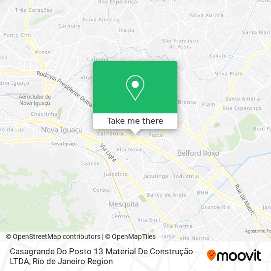 Casagrande Do Posto 13 Material De Construção LTDA map