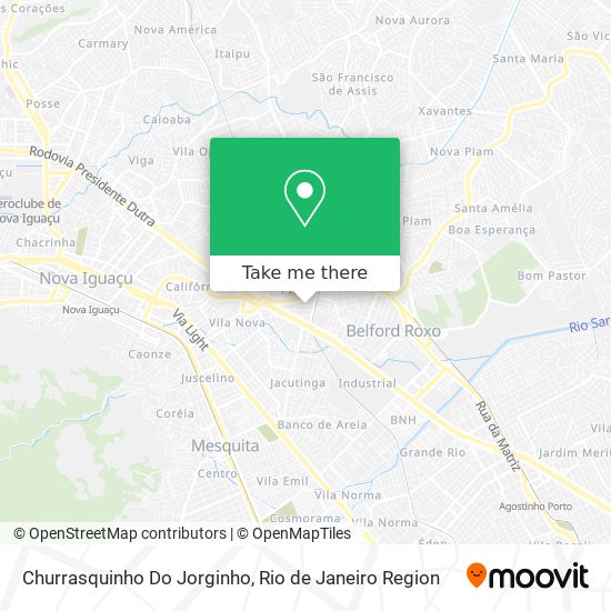 Mapa Churrasquinho Do Jorginho