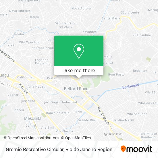 Grêmio Recreativo Circular map