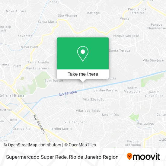 Supermercado Super Rede map
