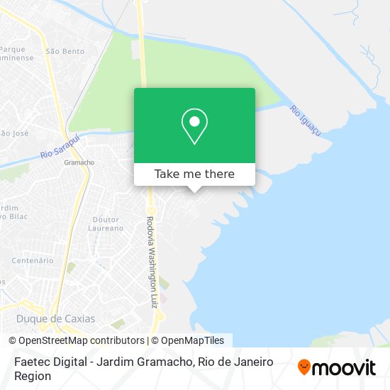 Faetec Digital - Jardim Gramacho map
