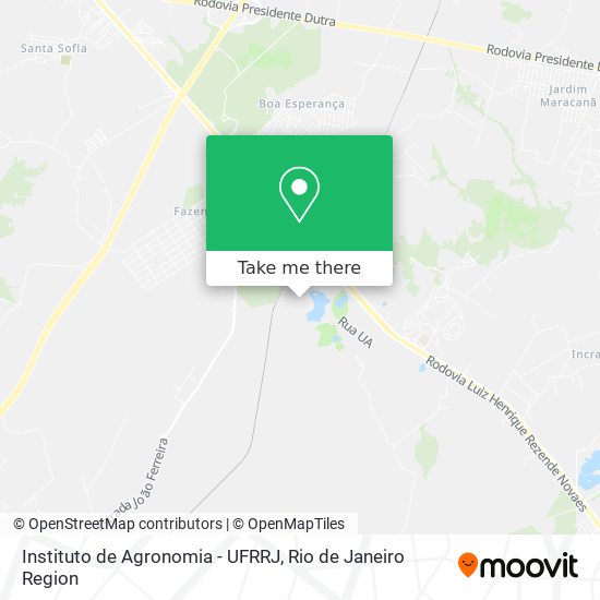 Instituto de Agronomia - UFRRJ map