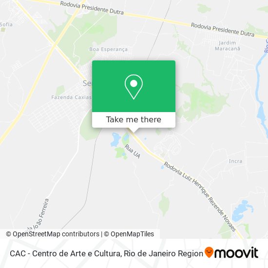 CAC - Centro de Arte e Cultura map